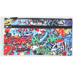 SPENCIL PENCIL CASE RECTANGLE FABRIC 34x17cm Street Art